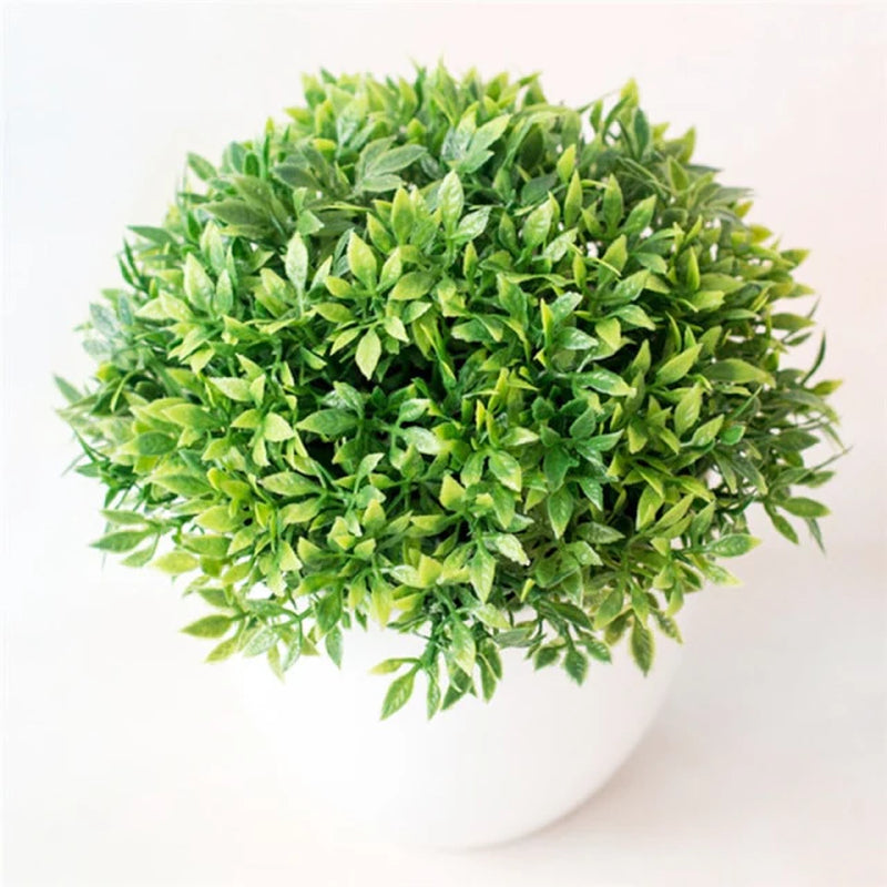 Artificial Plants Potted Bonsai Garden Decoration Outdoor Fake Plant Teen Room Decor Party Table Ornament for Home Garden Decor