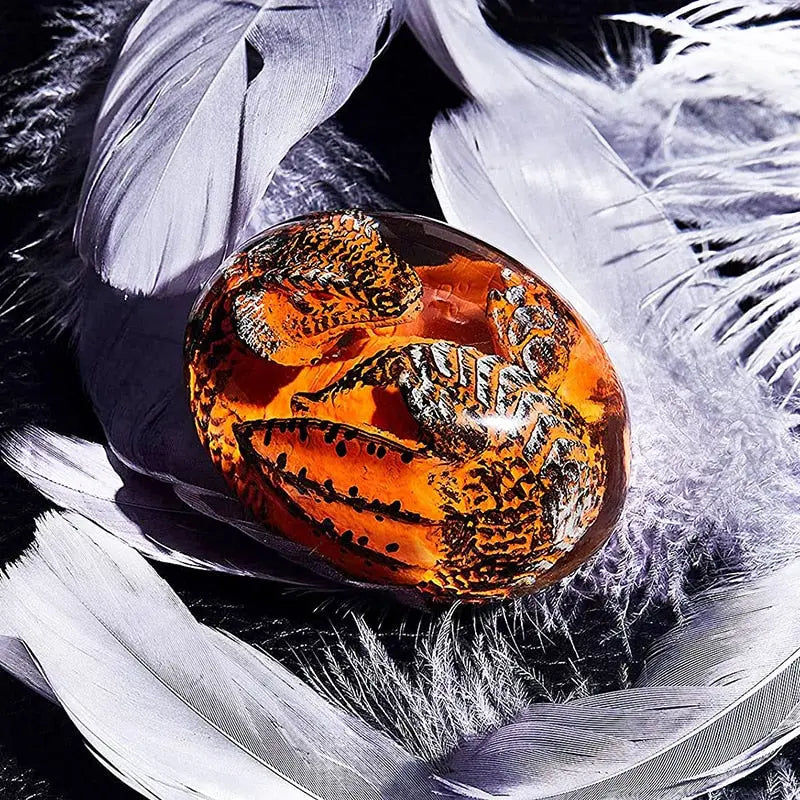 Baby Dragon Egg Statue - Decorative Dragon Figurine Dragon Decorations for Bedroom